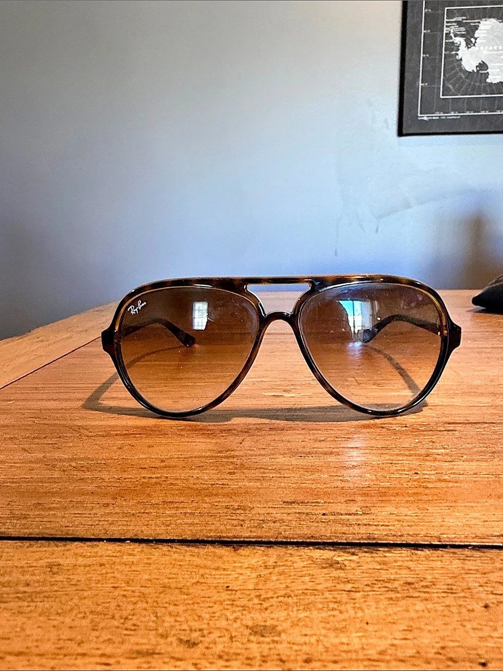 Ray-Ban Blaze Double Bridge RB4292N Brown Sunglasses